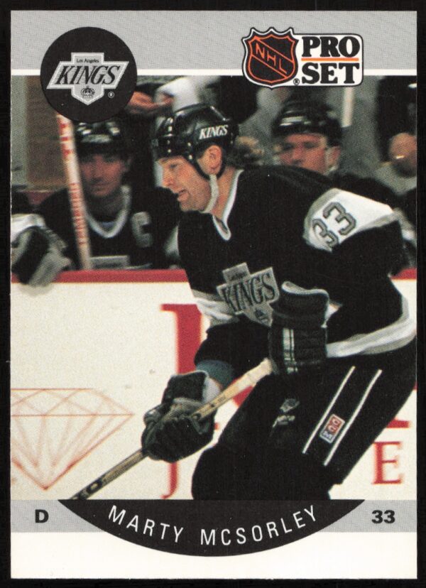 1990-91 Pro Set NHL Marty McSorley #124 (Front)