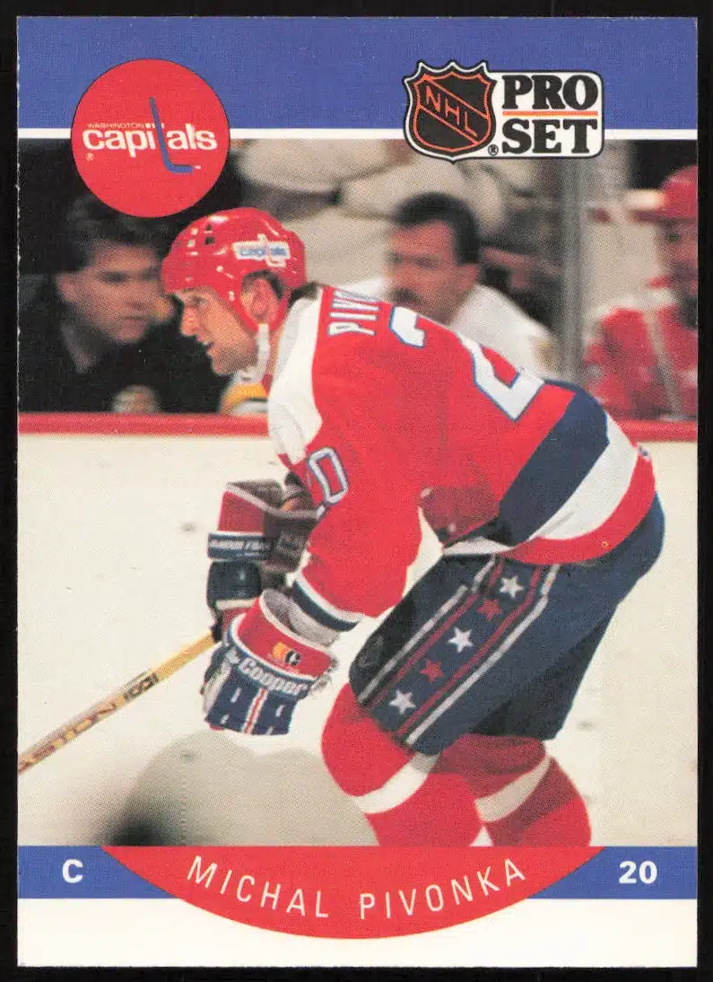 1990-91 Pro Set NHL Michal Pivonka #319 (Front)