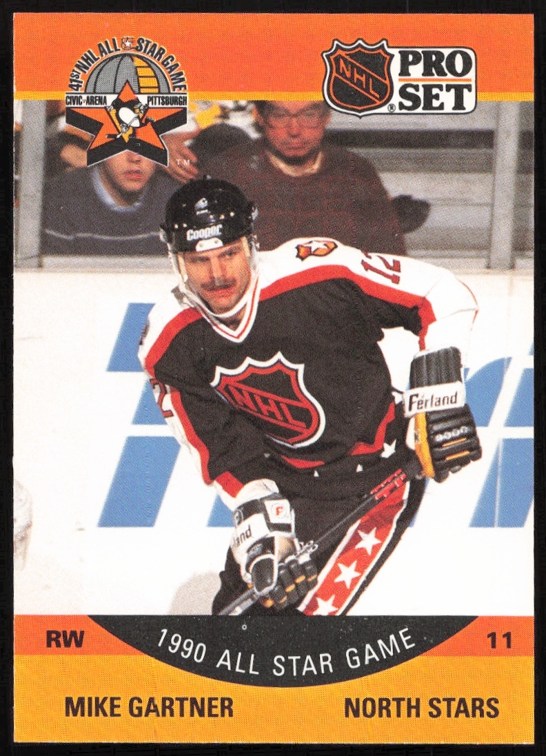 1990-91 Pro Set NHL Mike Gartner #351 (Front)