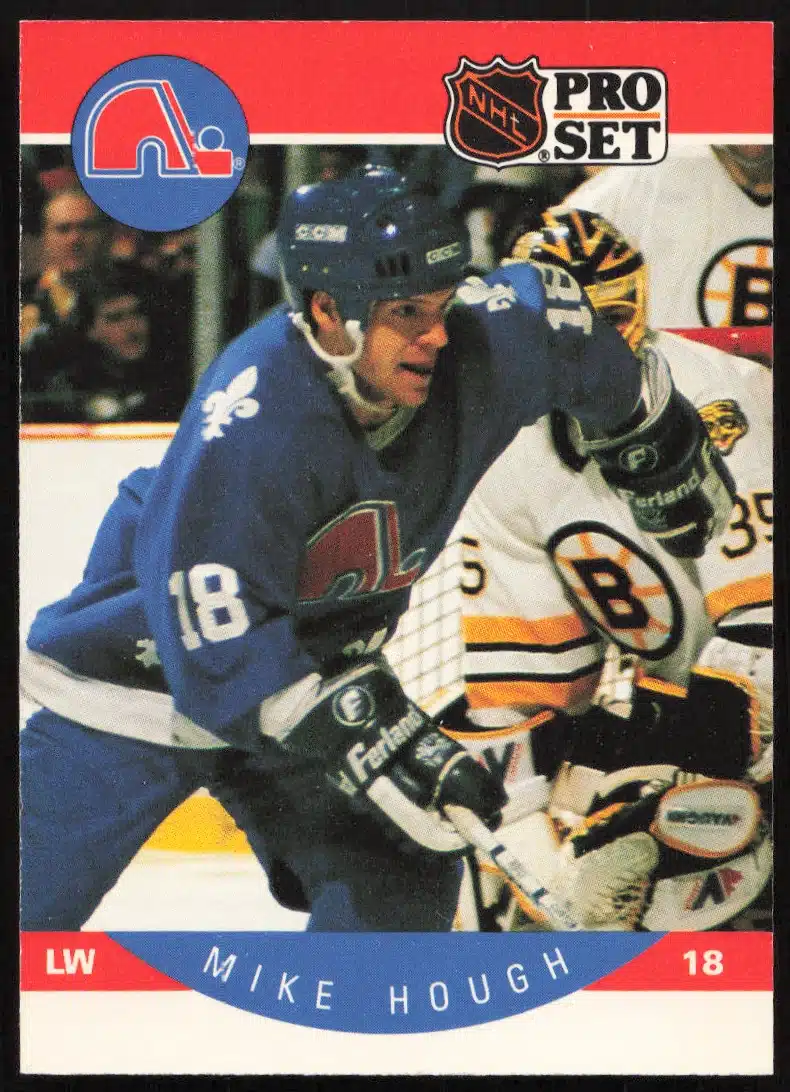 1990-91 Pro Set NHL Mike Hough #247 (Front)