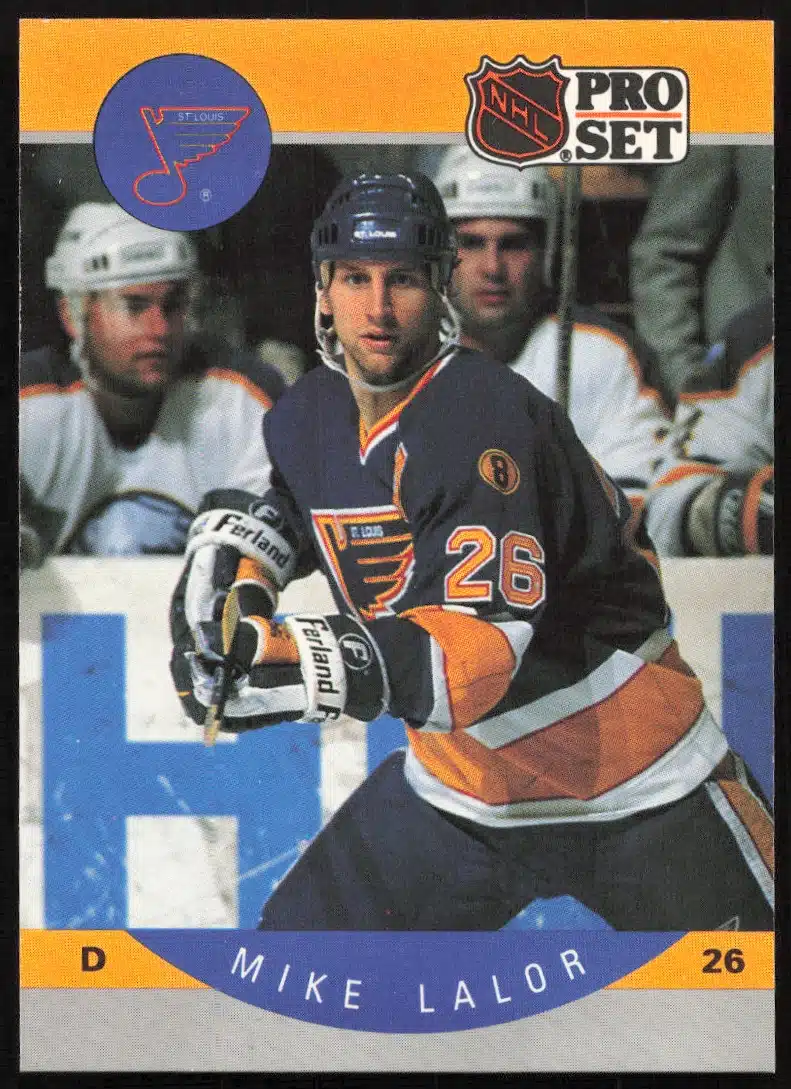 1990-91 Pro Set NHL Mike Lalor #264 (Front)