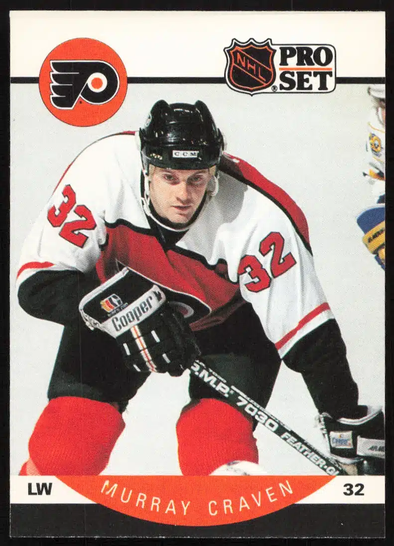 1990-91 Pro Set NHL Murray Craven #214 (Front)