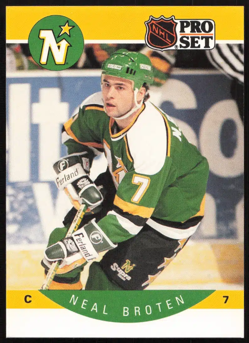1990-91 Pro Set NHL Neal Broten #132 (Front)