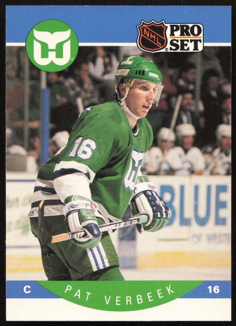 1990-91 Pro Set NHL Pat Verbeek #112 (Front)