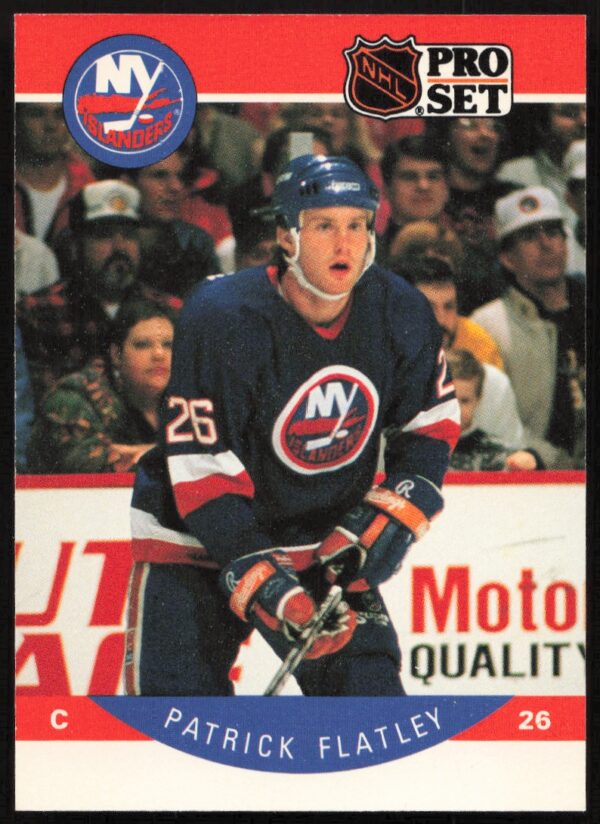 1990-91 Pro Set NHL Patrick Flatley #182 (Front)