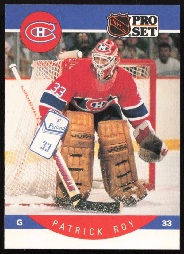 1990-91 Pro Set NHL Patrick Roy #157 (Front)