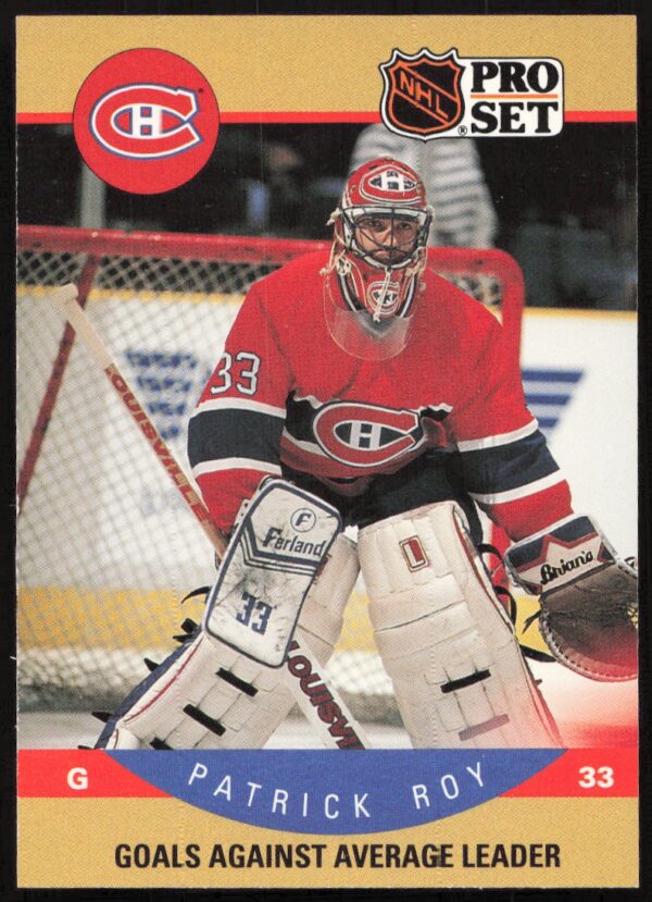 1990-91 Pro Set NHL Patrick Roy #399 (Front)