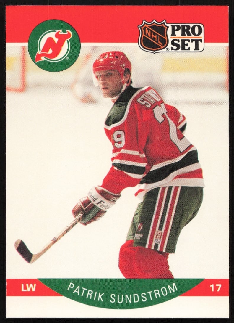 1990-91 Pro Set NHL Patrik Sundstrom #176 (Front)