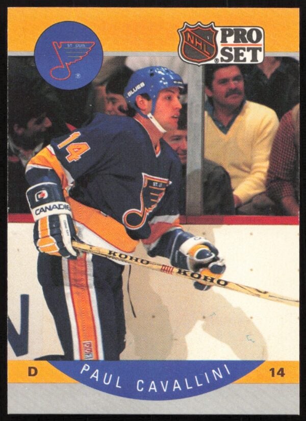 1990-91 Pro Set NHL Paul Cavallini #262 (Front)