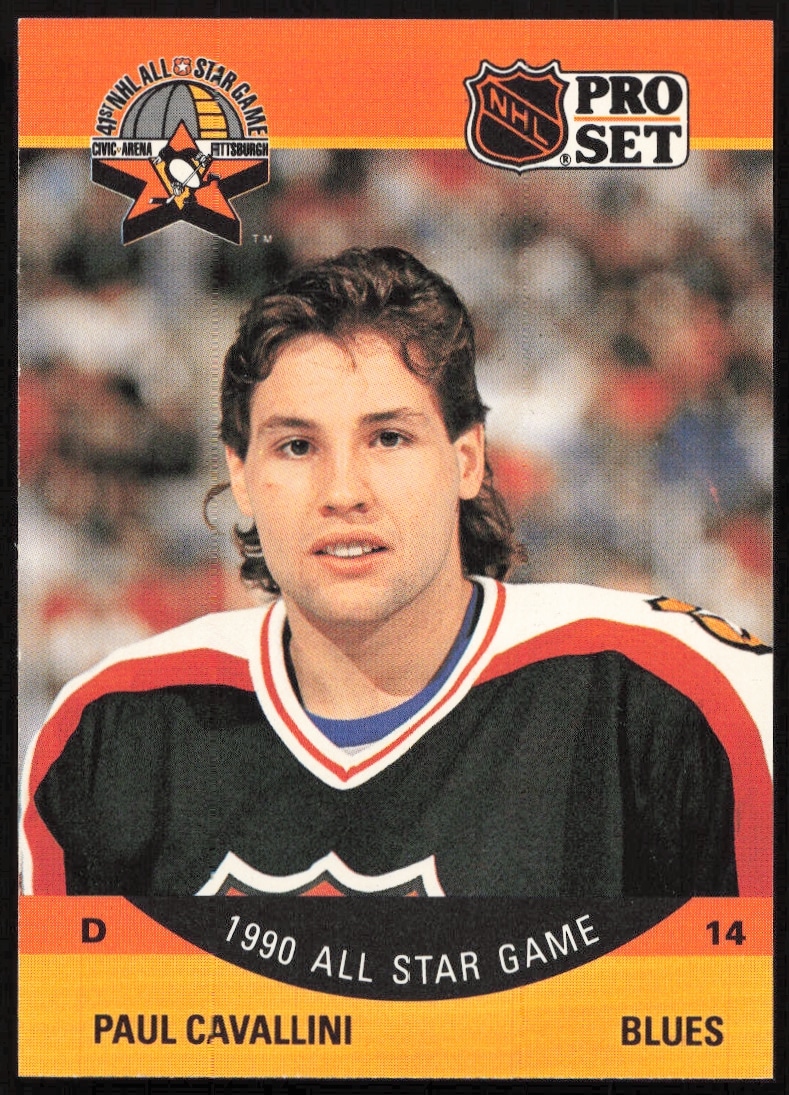 1990-91 Pro Set NHL Paul Cavallini #353 (Front)