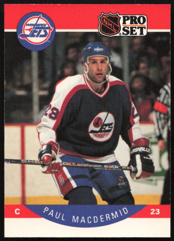 1990-91 Pro Set NHL Paul MacDermid #331 (Front)