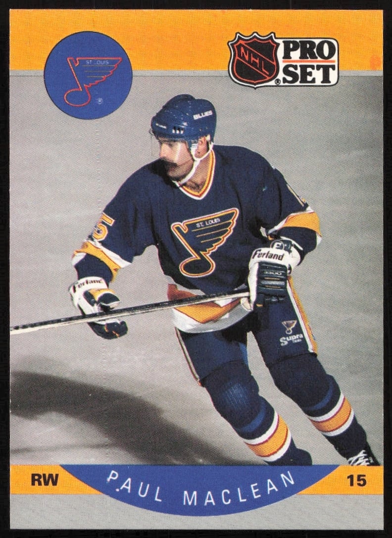 1990-91 Pro Set NHL Paul MacLean #266 (Front)