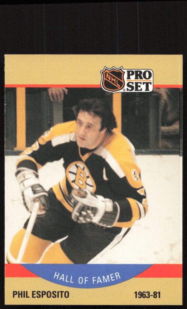 1990-91 Pro Set NHL Phil Esposito #403 (Front)