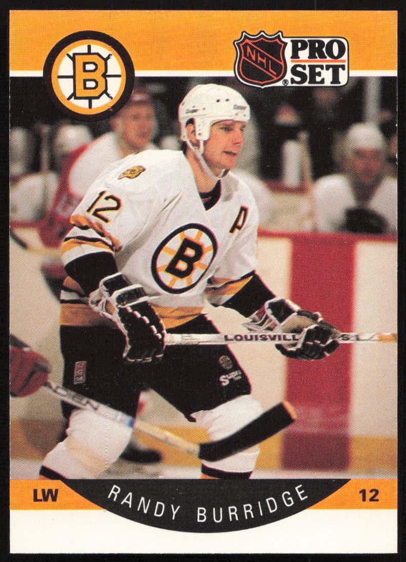 1990-91 Pro Set NHL Randy Burridge #2 (Front)