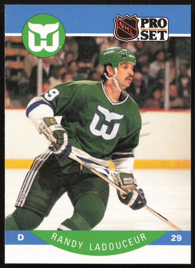 1990-91 Pro Set NHL Randy Ladouceur #108 (Front)