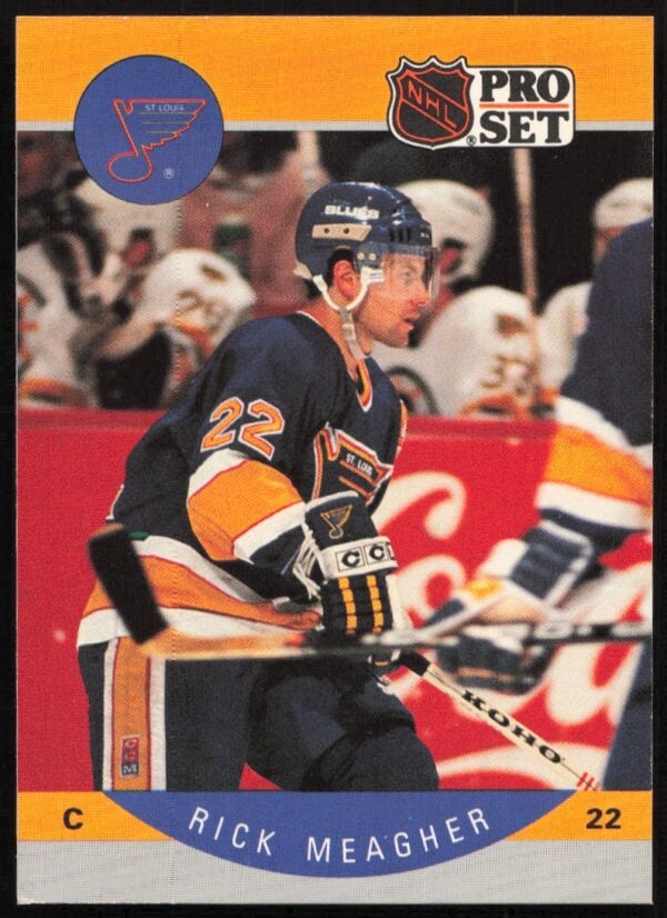 1990-91 Pro Set NHL Rick Meagher #267 (Front)