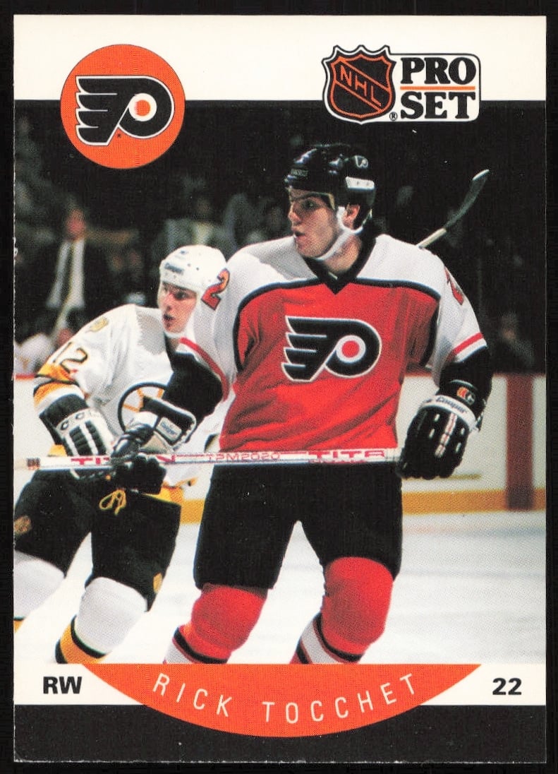 1990-91 Pro Set NHL Rick Tocchet #225 (Front)