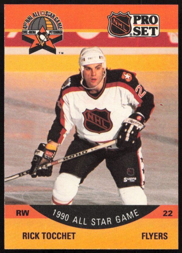 1990-91 Pro Set NHL Rick Tocchet #374 (Front)