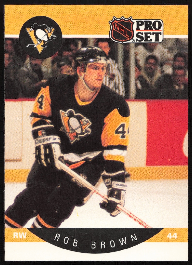 1990-91 Pro Set NHL Rob Brown #229 (Front)