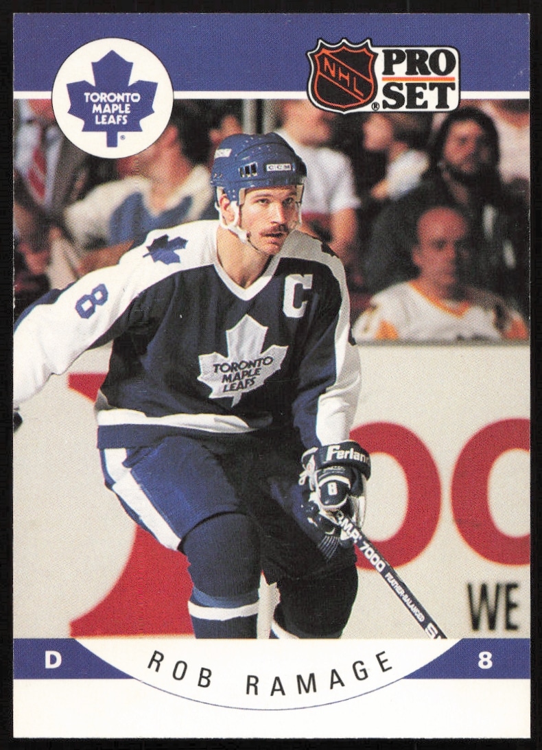 1990-91 Pro Set NHL Rob Ramage #288 (Front)