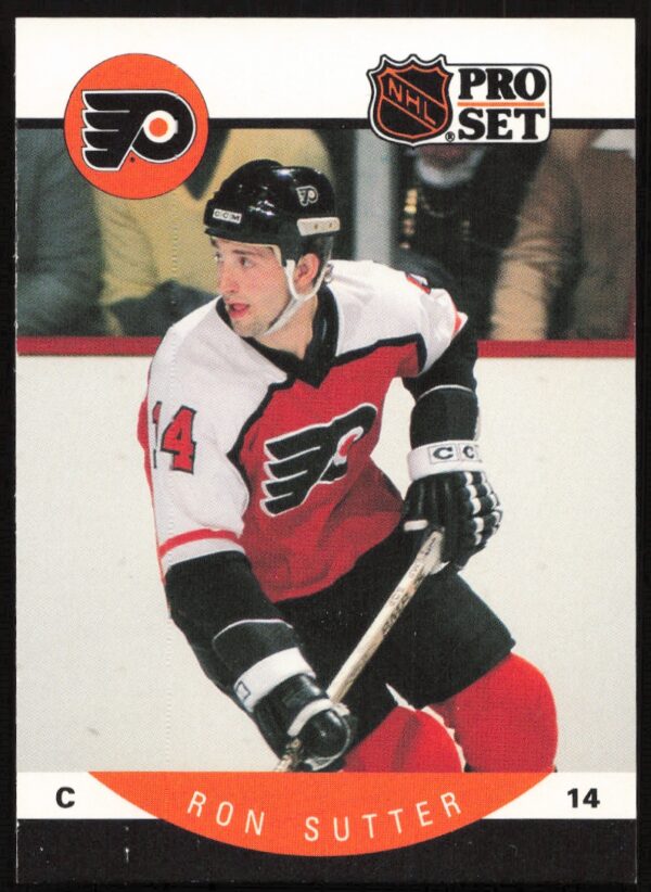 1990-91 Pro Set NHL Ron Sutter #224 (Front)