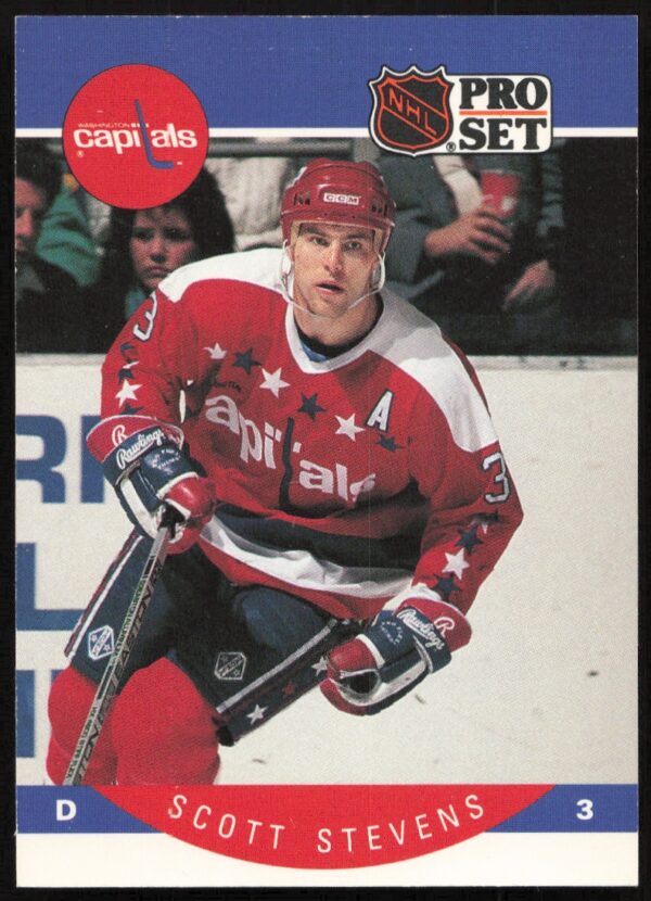 1990-91 Pro Set NHL Scott Stevens #321 (Front)