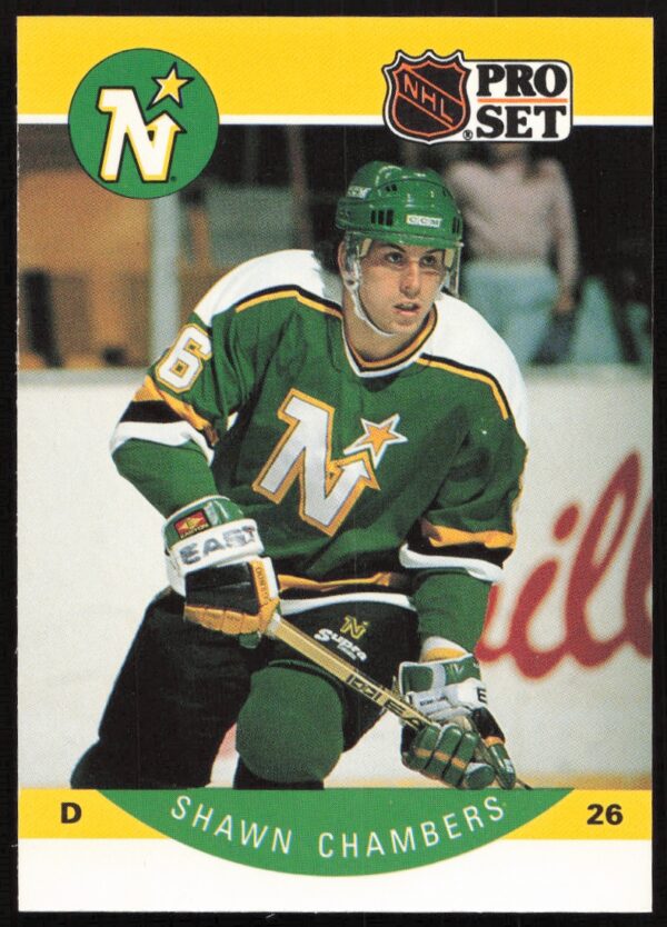 1990-91 Pro Set NHL Shawn Chambers #134 (Front)