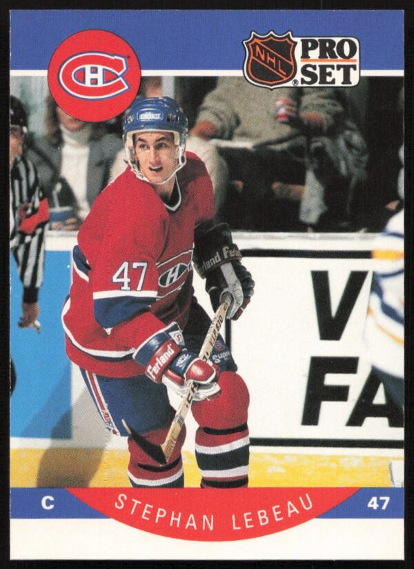 1990-91 Pro Set NHL Stephan Lebeau #152 (Front)