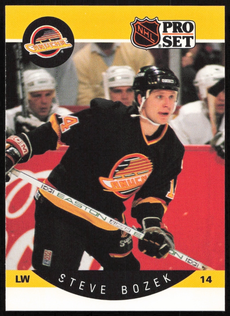 1990-91 Pro Set NHL Steve Bozek #293 (Front)