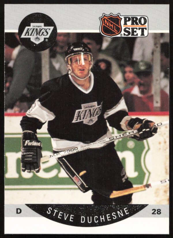 1990-91 Pro Set NHL Steve Duchesne #115 (Front)