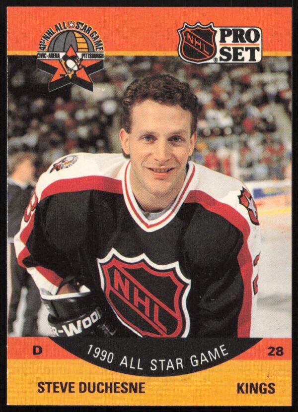 1990-91 Pro Set NHL Steve Duchesne #350 (Front)