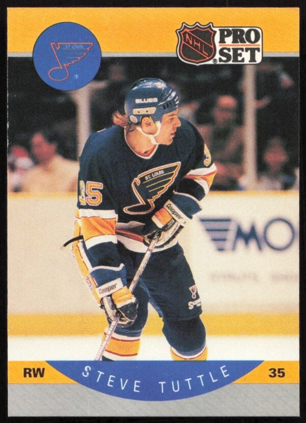 1990-91 Pro Set NHL Steve Tuttle #273 (Front)