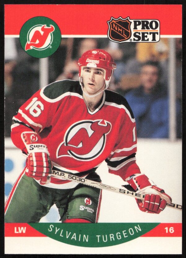 1990-91 Pro Set NHL Sylvain Turgeon #177 (Front)