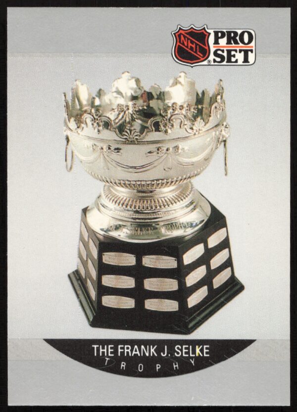 1990-91 Pro Set NHL The Frank J. Selke Trophy AW #389 (Front)