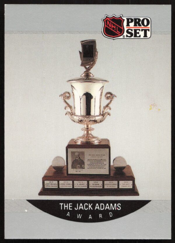 1990-91 Pro Set NHL The Jack Adams Award AW