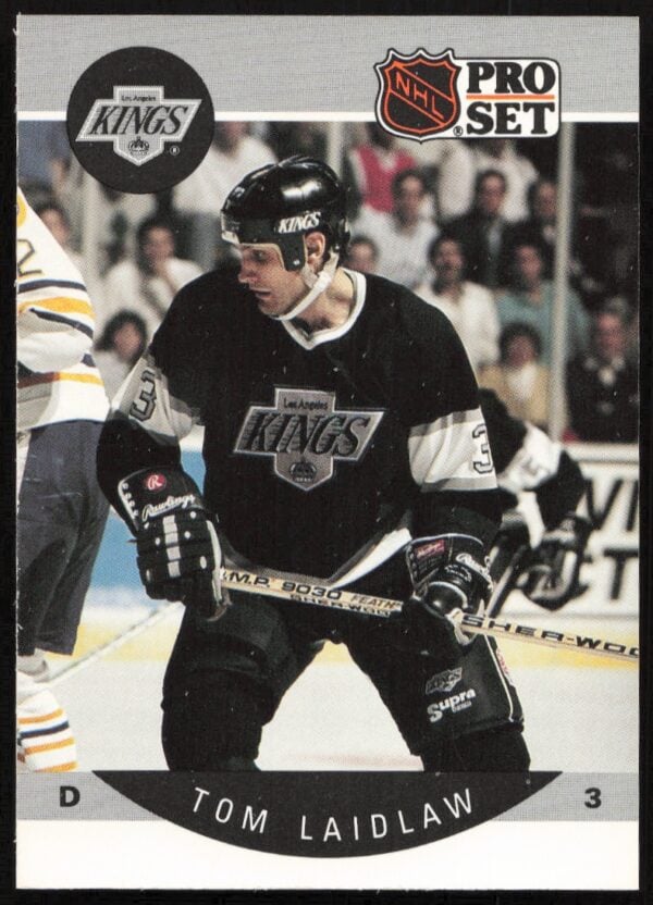 1990-91 Pro Set NHL Tom Laidlaw #123 (Front)