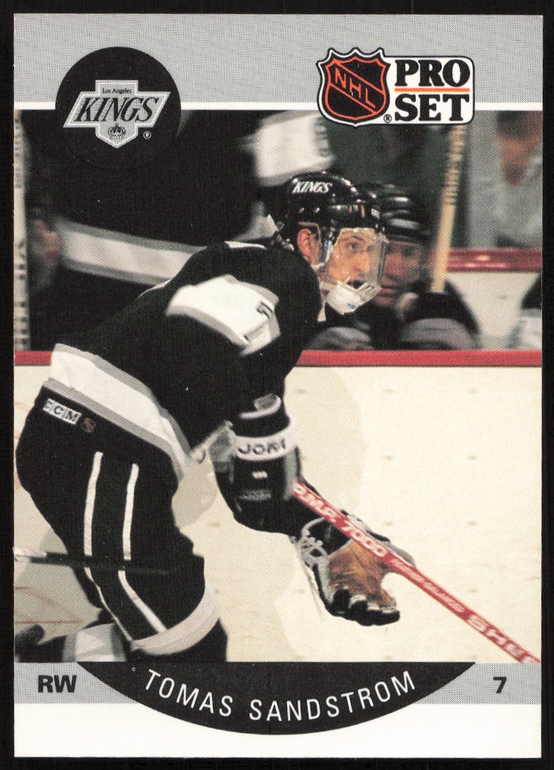 1990-91 Pro Set NHL Tomas Sandstrom #127 (Front)