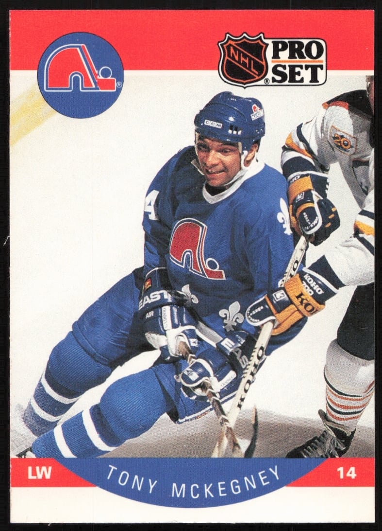 1990-91 Pro Set NHL Tony McKegney #254 (Front)