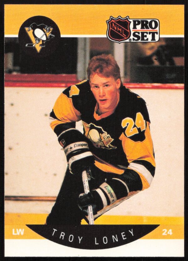 1990-91 Pro Set NHL Troy Loney #237 (Front)