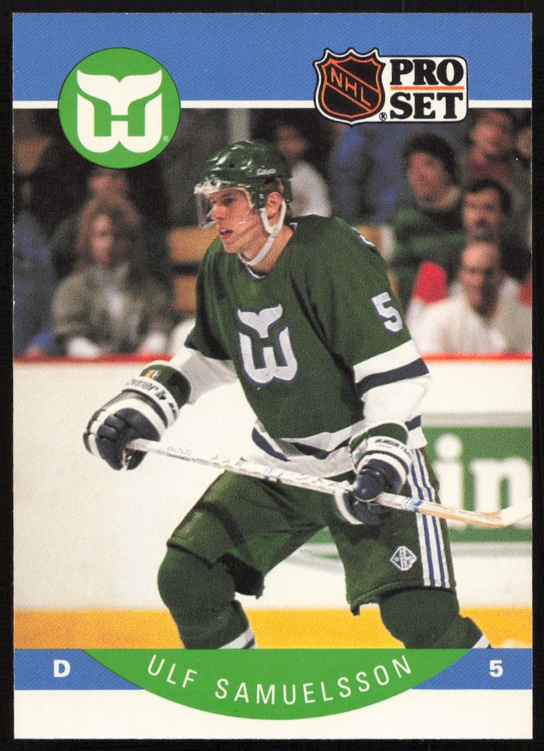 1990-91 Pro Set NHL Ulf Samuelsson #109 (Front)