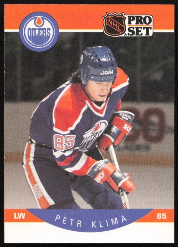 1990-91 Pro Set Petr Klima #86 (Front)