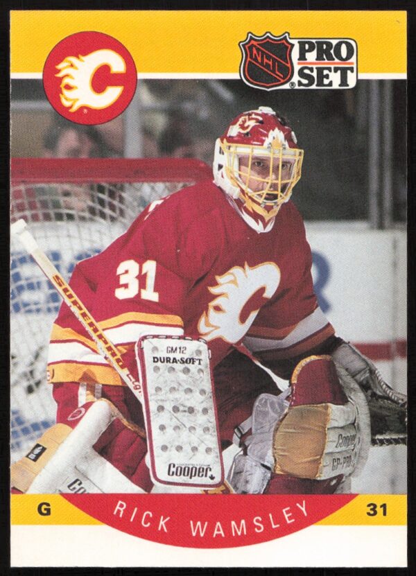 1990-91 Pro Set Rick Wamsley #48 (Front)