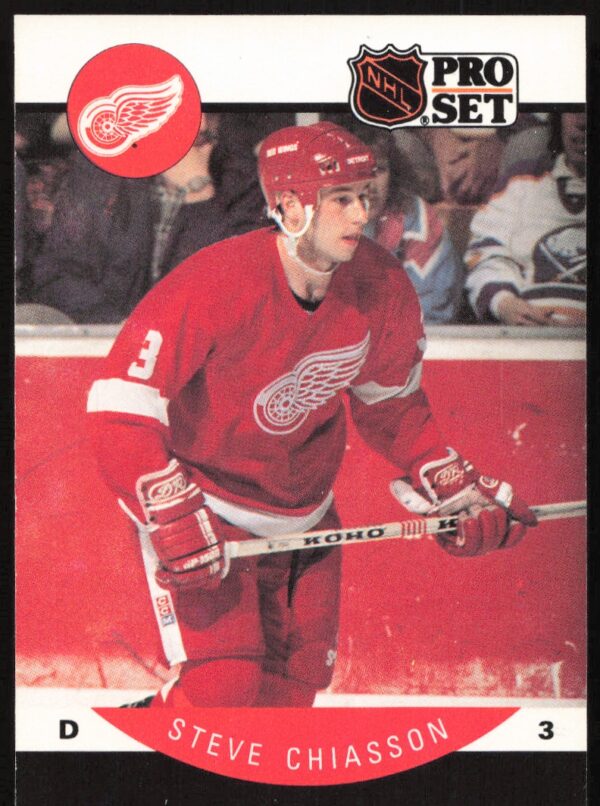 1990-91 Pro Set Steve Chiasson #69 (Front)