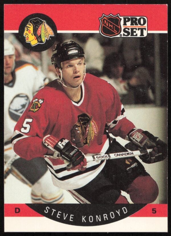 1990-91 Pro Set Steve Konroyd #52 (Front)