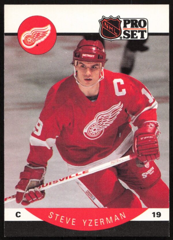 1990-91 Pro Set Steve Yzerman #79 (Front)