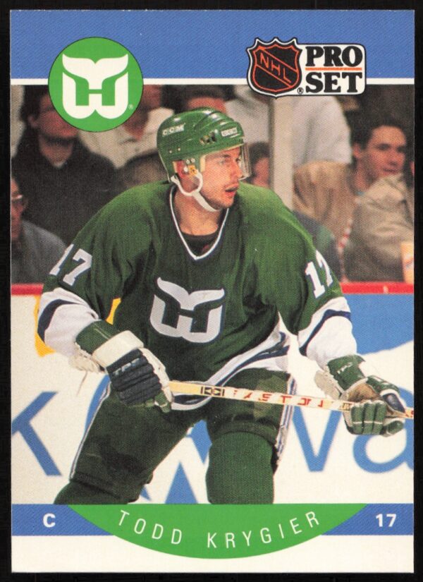 1990-91 Pro Set Todd Krygier #107 (Front)