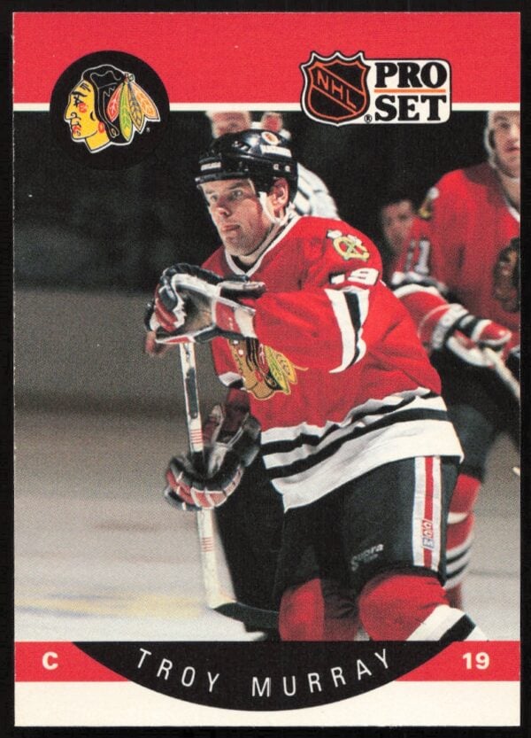 1990-91 Pro Set Troy Murray #57 (Front)