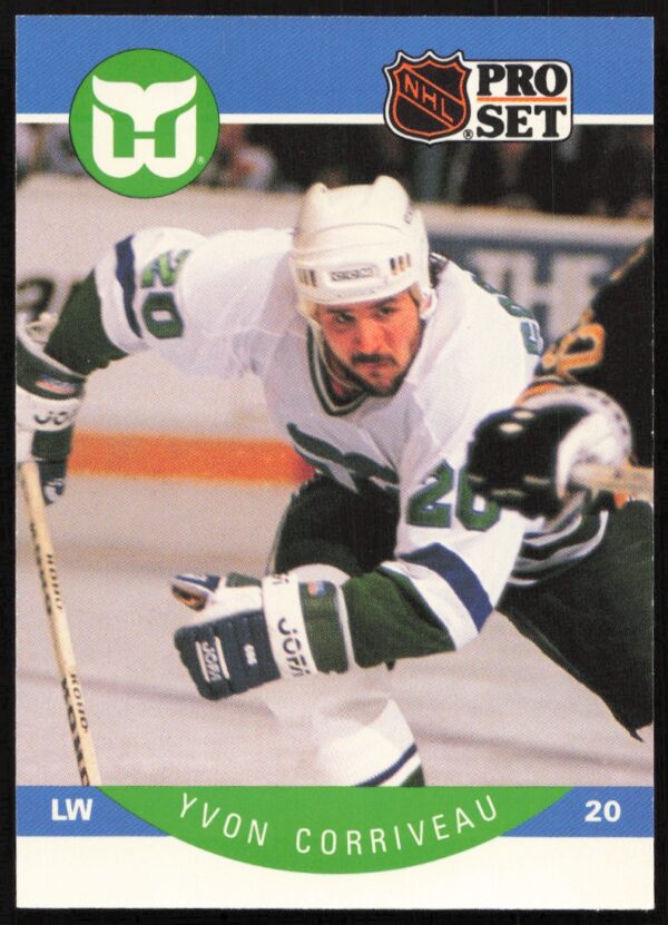 1990-91 Pro Set Yvon Corriveau #100 (Front)