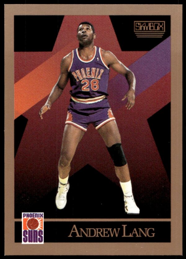 1990-91 SkyBox Andrew Lang #225 (Front)