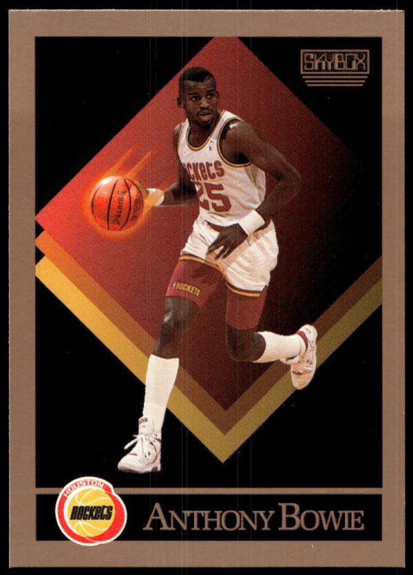 1990-91 SkyBox Anthony Bowie #105 (Front)